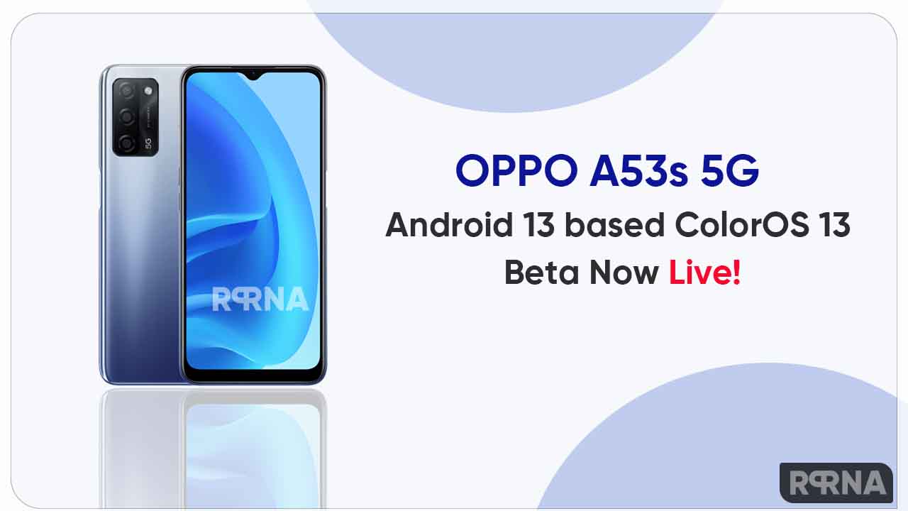 OPPO A53s Android 13 ColorOS 13 beta
