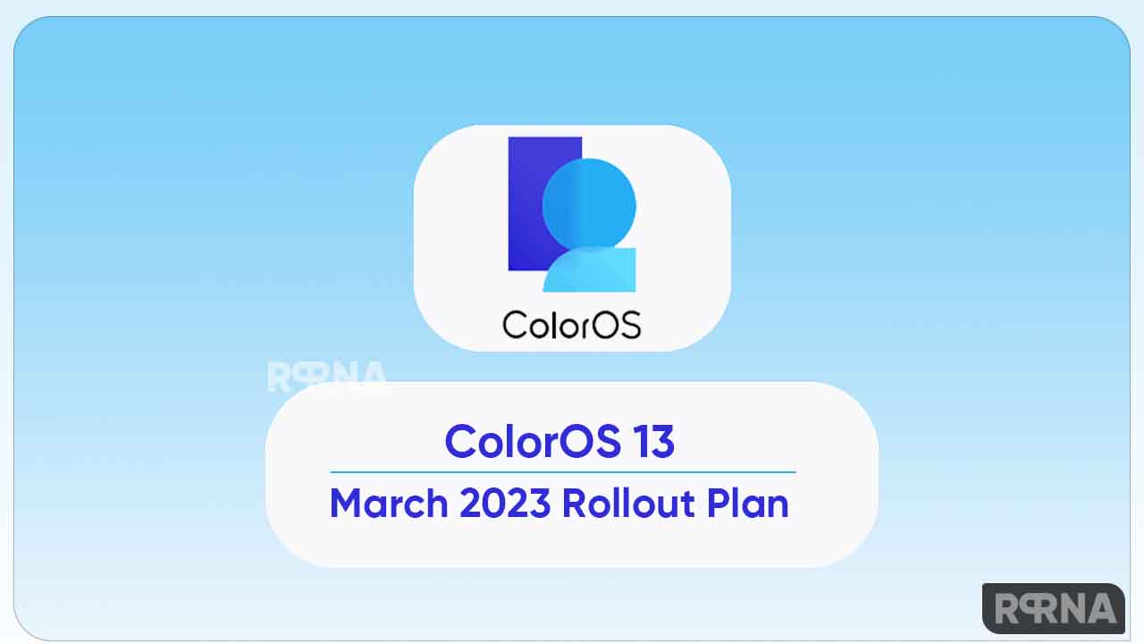 OPPO ColorOS 13 update rollout plan