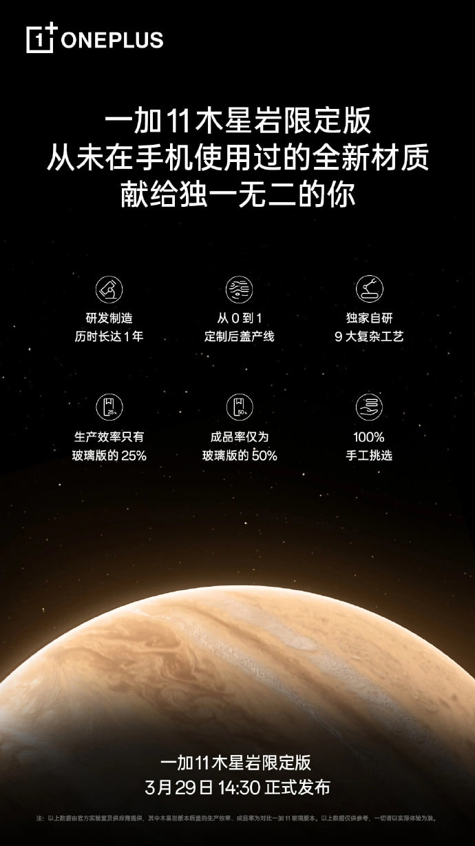 OnePlus 11 Jupiter Edition launch