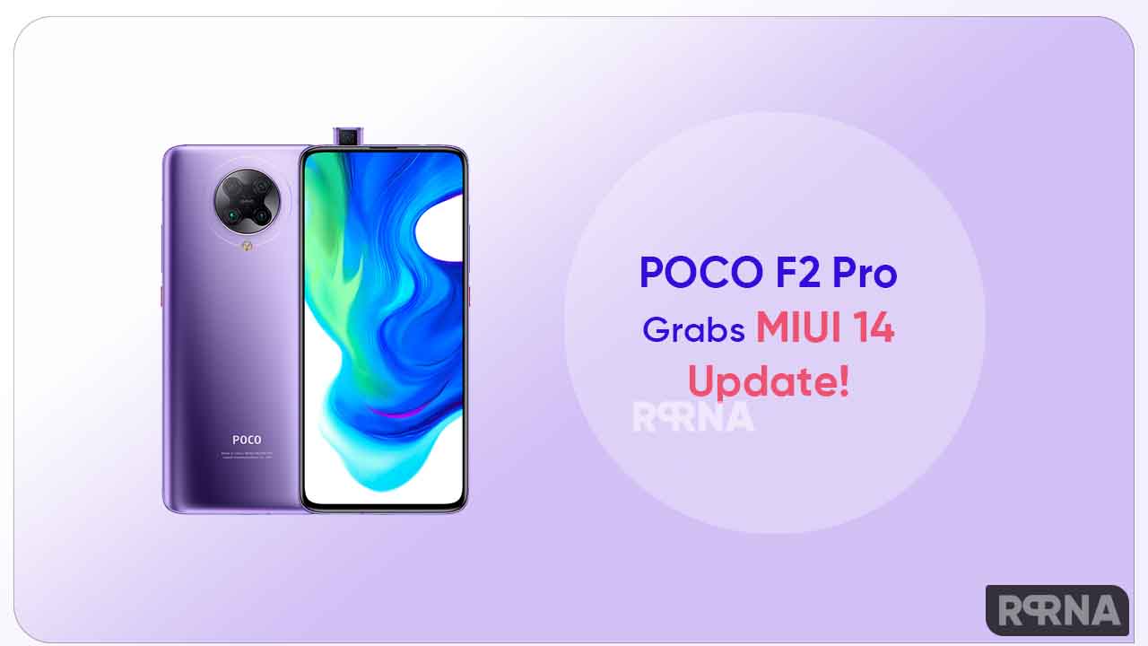 POCO F2 Pro MIUI 14 update