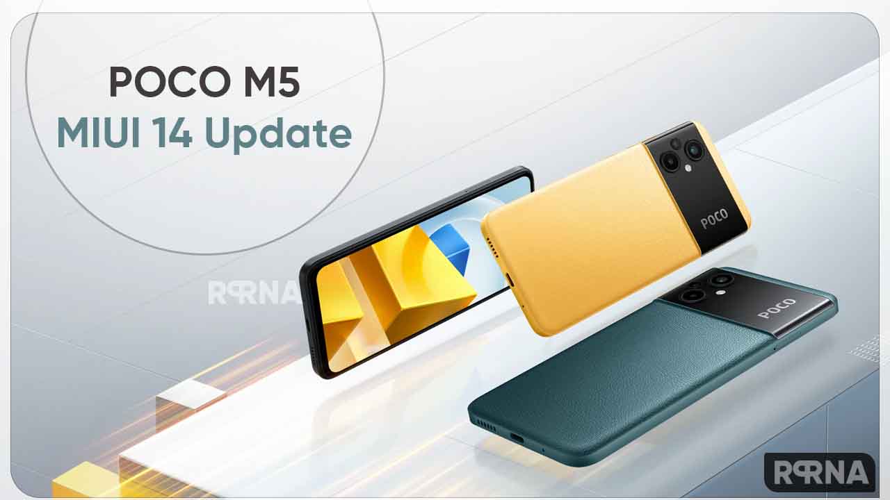 POCO M5 MIUI 14 update expanding