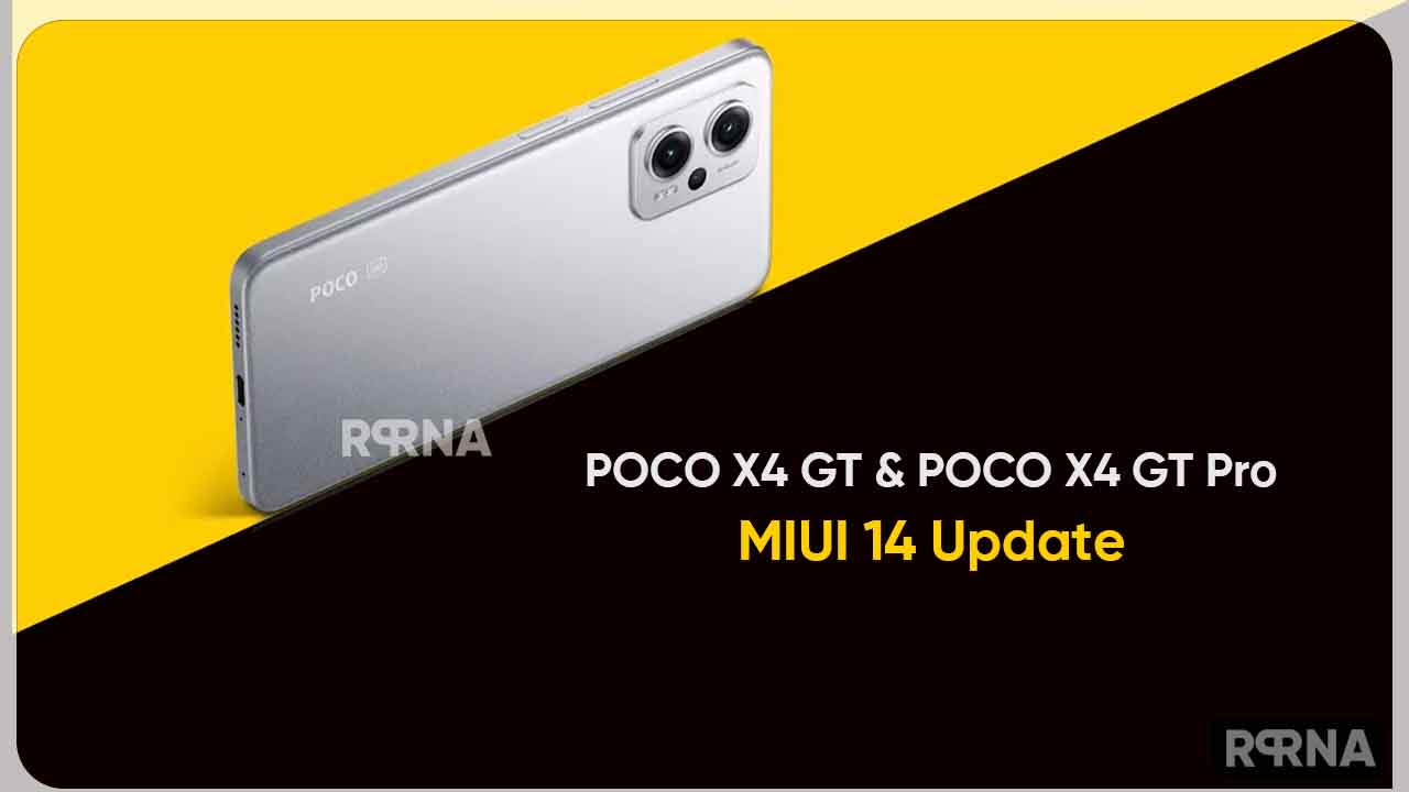 POCO X4 GT Pro MIUI 14 update