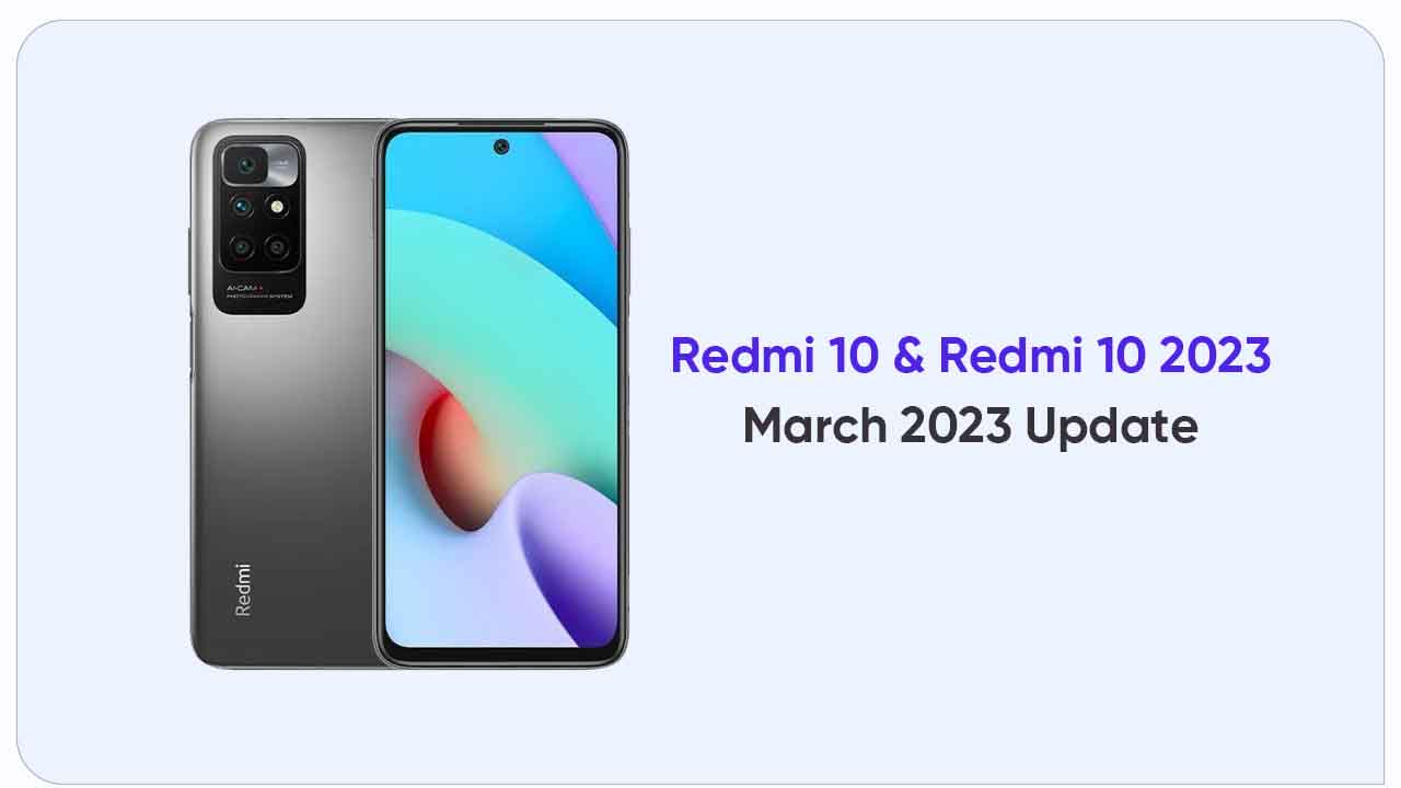 Redmi 10 March 2023 update Russia