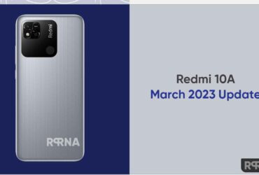 Redmi 10A March 2023 update