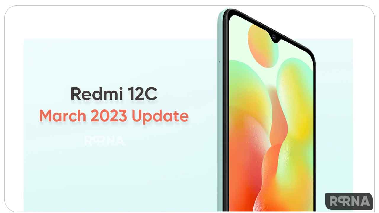 Redmi 12C March 2023 update
