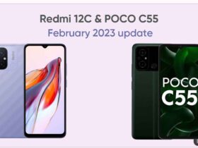 Redmi 12C POCO C55 February 2023 update