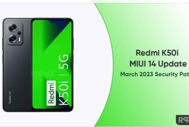 Redmi K50i MIUI 14 update India