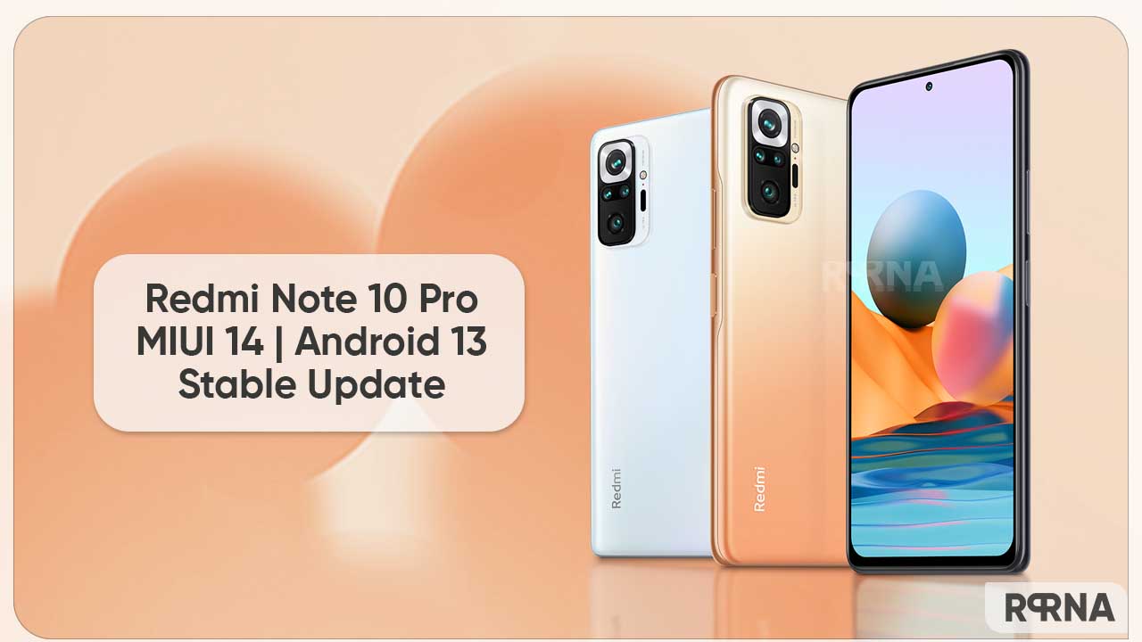 Redmi Note 10 Pro MIUI 14 update Europe