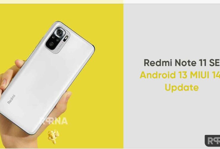 Redmi Note 11 SE MIUI 14 update