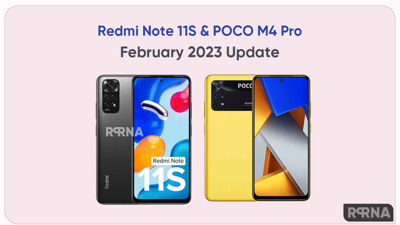 Redmi Note 11S February 2023 update