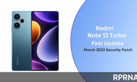 Redmi Note 12 Turbo first update