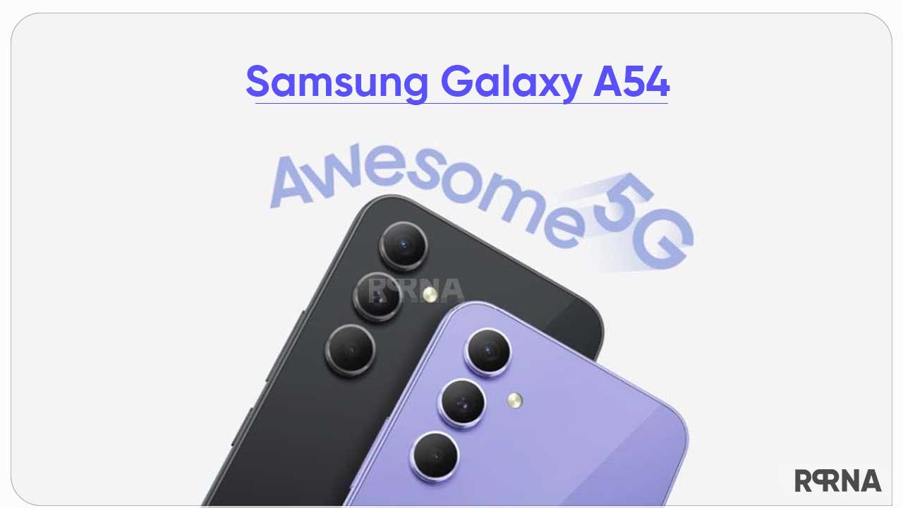 Samsung teased Galaxy A54