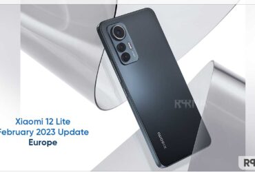 Xiaomi 12 Lite February 2023 update