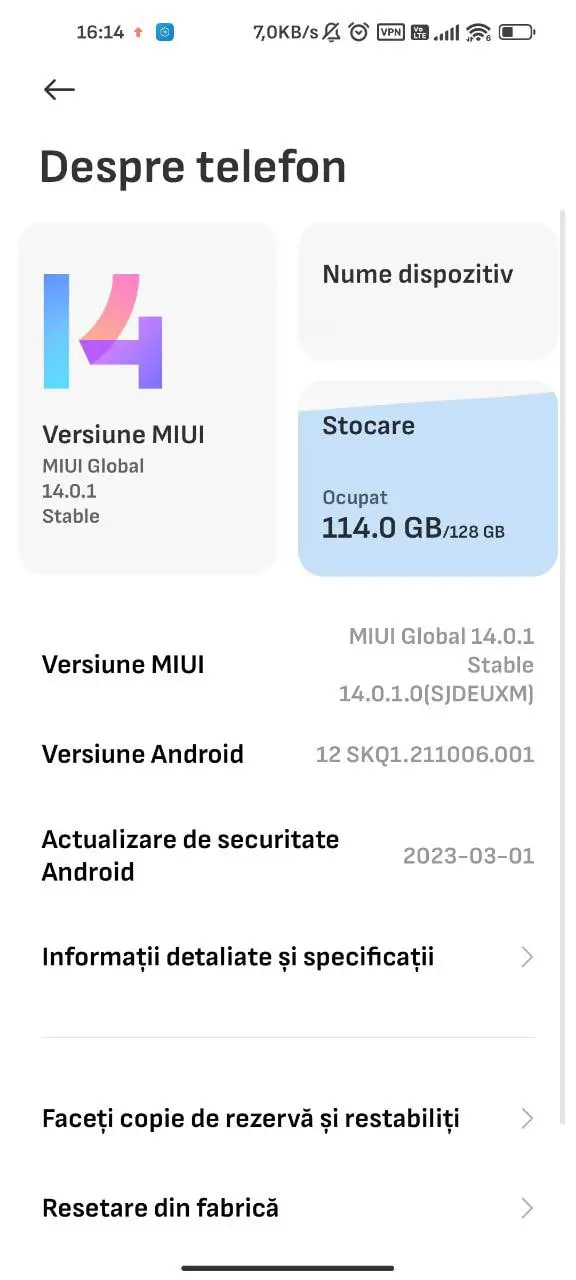 Xiaomi Mi 10T Pro MIUI 14 beta update