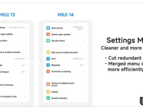 Xiaomi MIUI 14 Settings menu