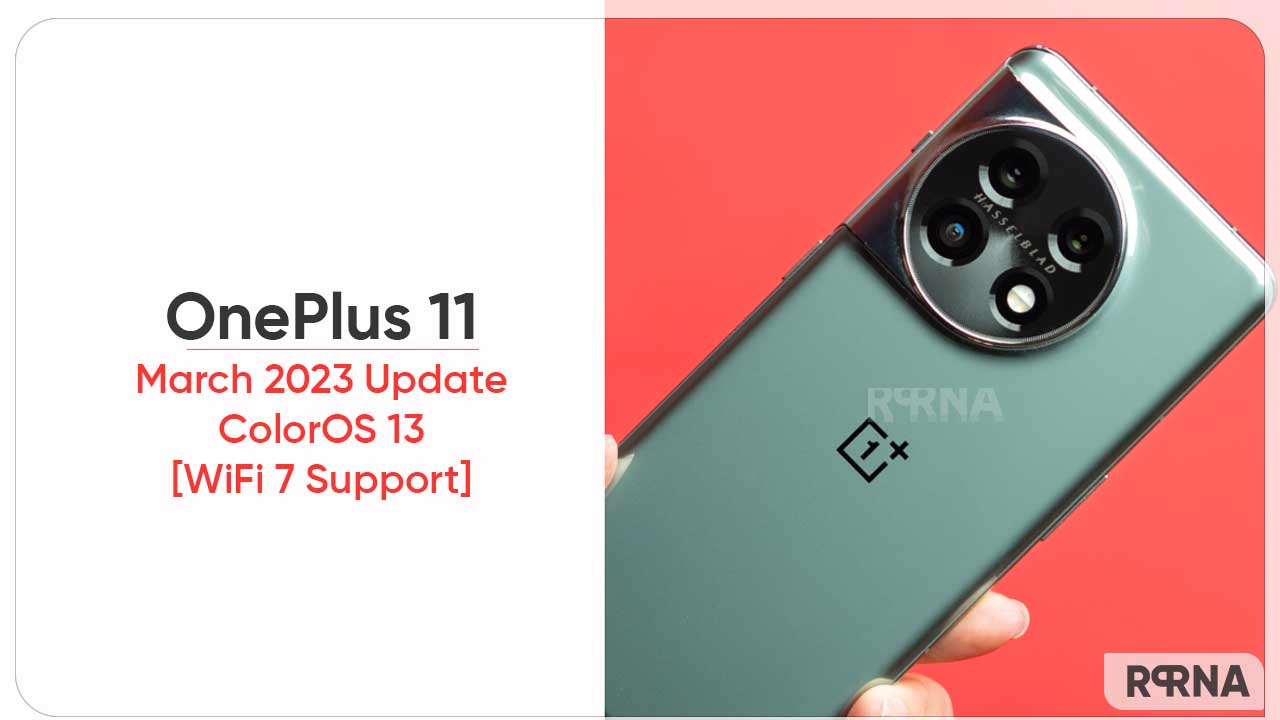 OnePlus 11 ColorOS 13 March 2023 update