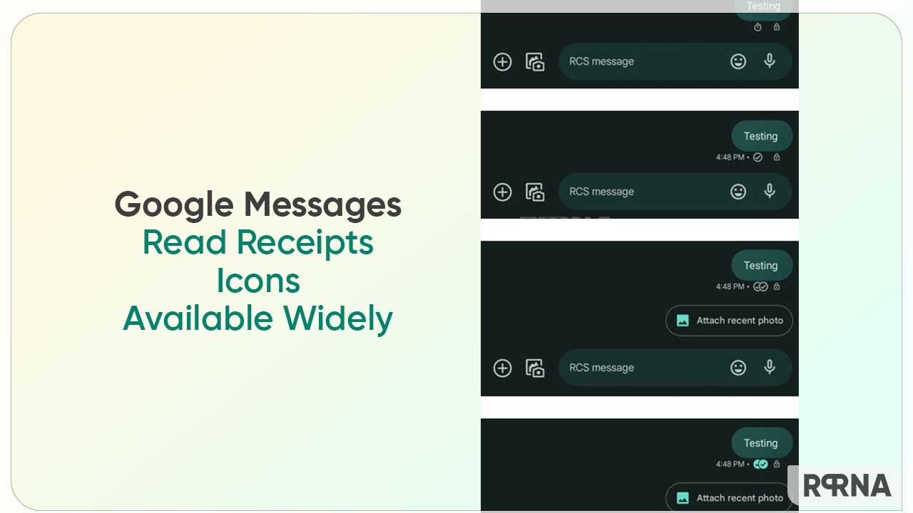Google Messages read receipts icon