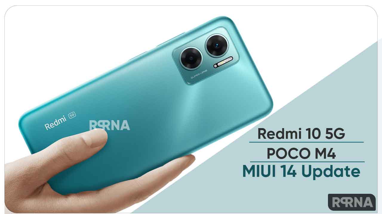 Redmi 10 5G POCO M4 MIUI 14 update