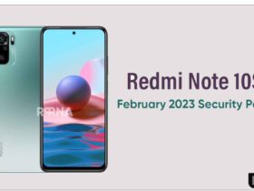 Redmi Note 10S February 2023 patch