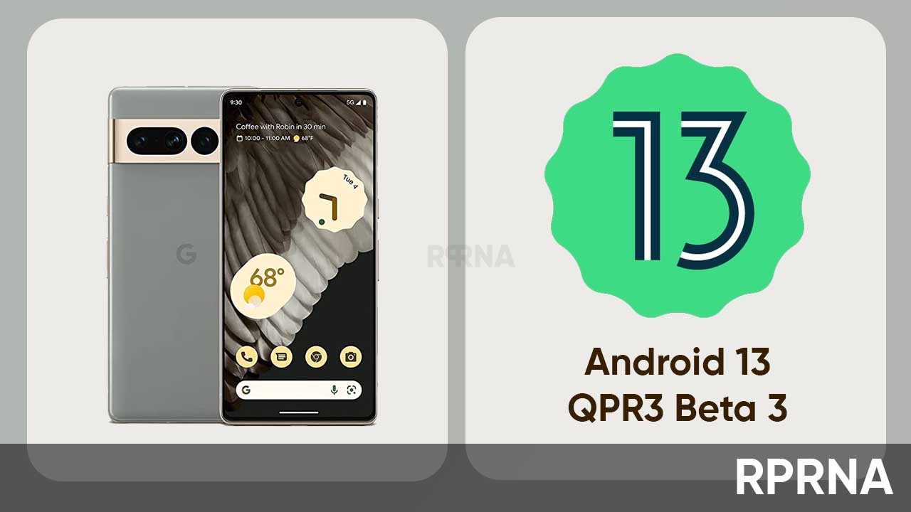 Android 13 QPR3 Beta 3 fixes