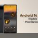 Android 14 beta Pixel devices