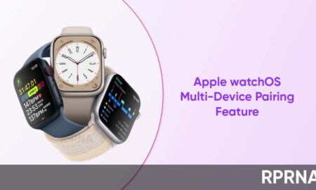 Apple watchOS device pairing