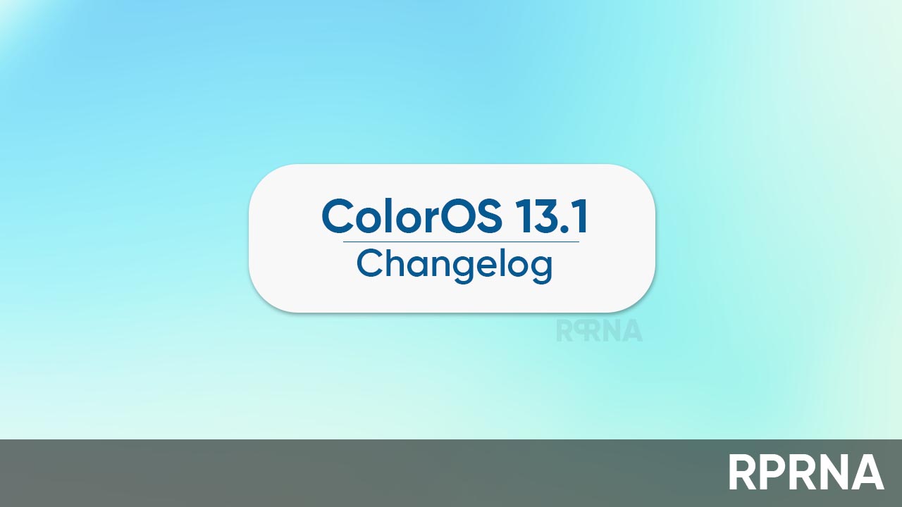 ColorOS 13.1 changelog OnePlus
