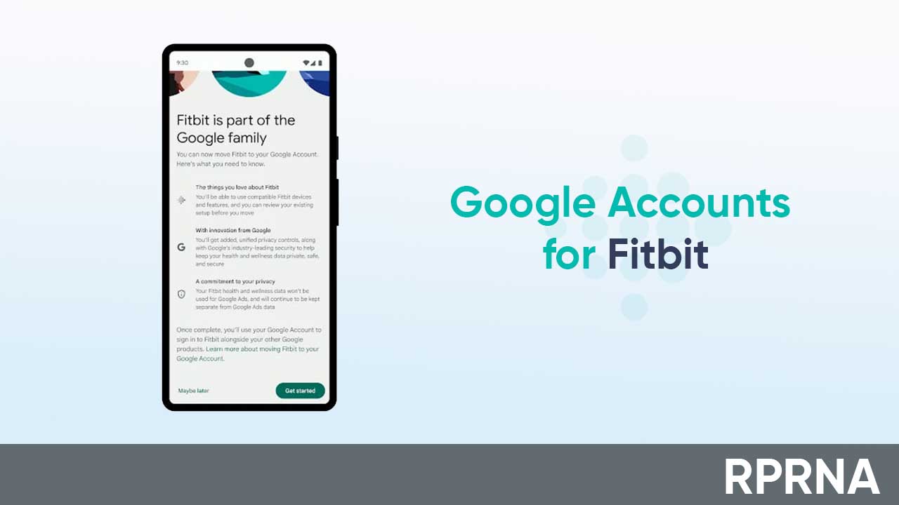 Fitbit Google account