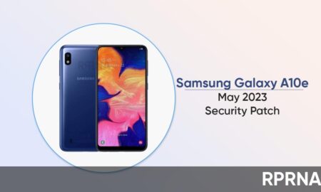 Samsung Galaxy A10e May 2023 patch