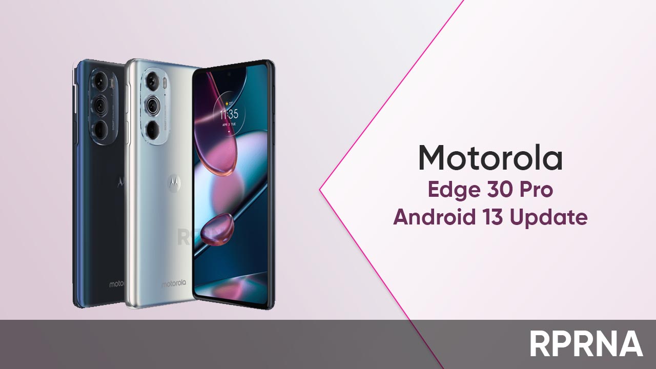 Motorola Edge 30 Pro Android 13
