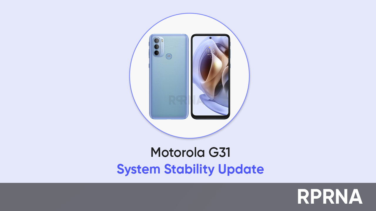Motorola G31 system stability update