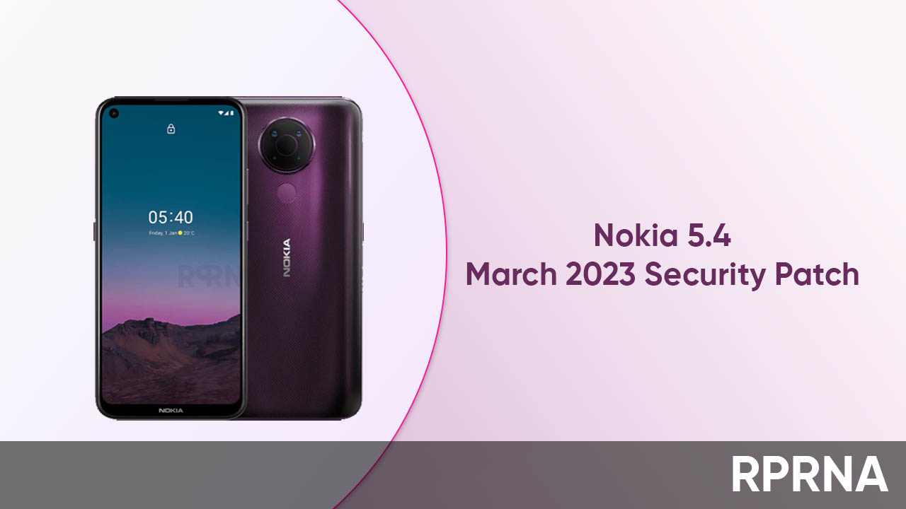 Nokia 5.4 March 2023 patch