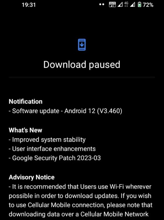 Nokia 5.4 March 2023 patch