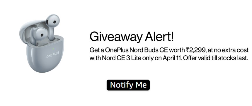 OnePlus Nord CE 3 Lite early offer