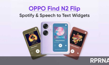 OPPO Find N2 Flip April 2023 widgets