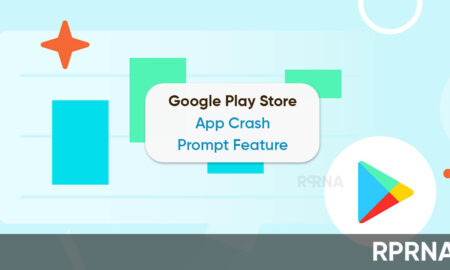 Google Play Store app crash prompt