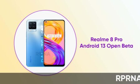 Realme 8 Pro Android 13 open beta