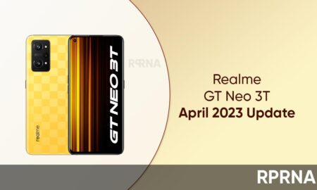 Realme GT Neo 3T April 2023 optimizations