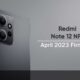 Redmi Note 12 NFC April 2023 firmware