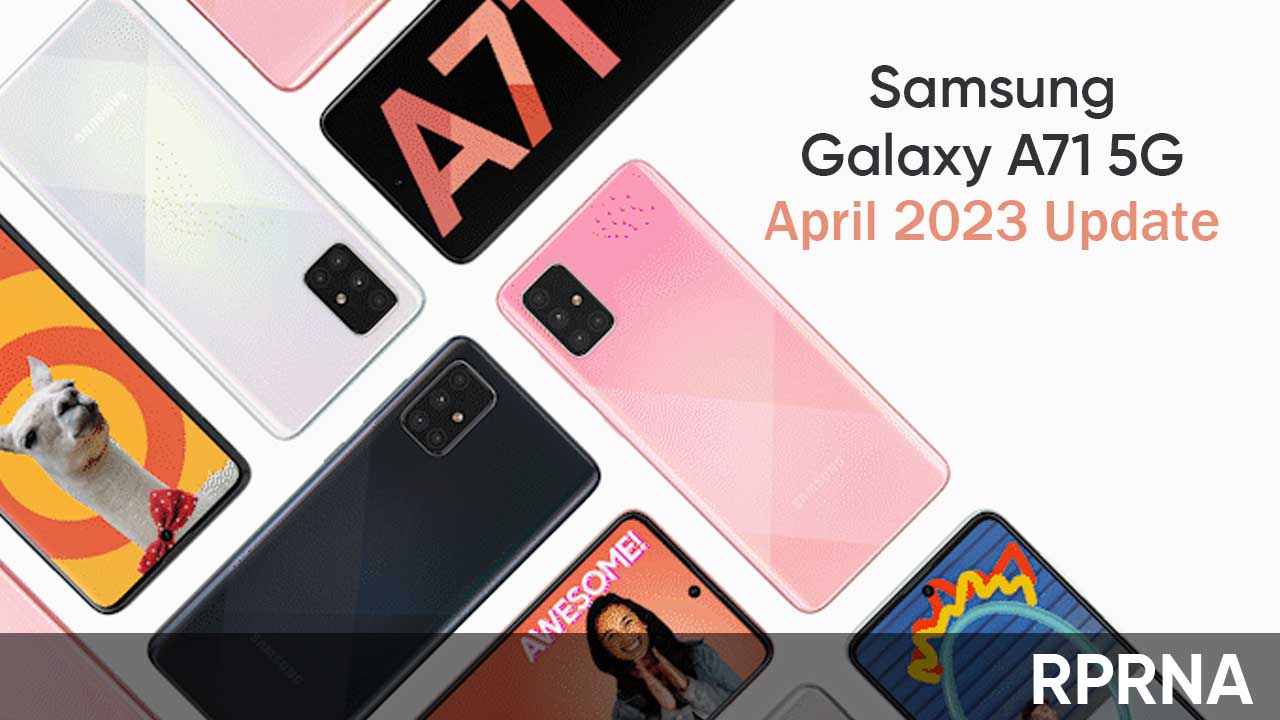 Samsung Galaxy A71 April 2023 patch