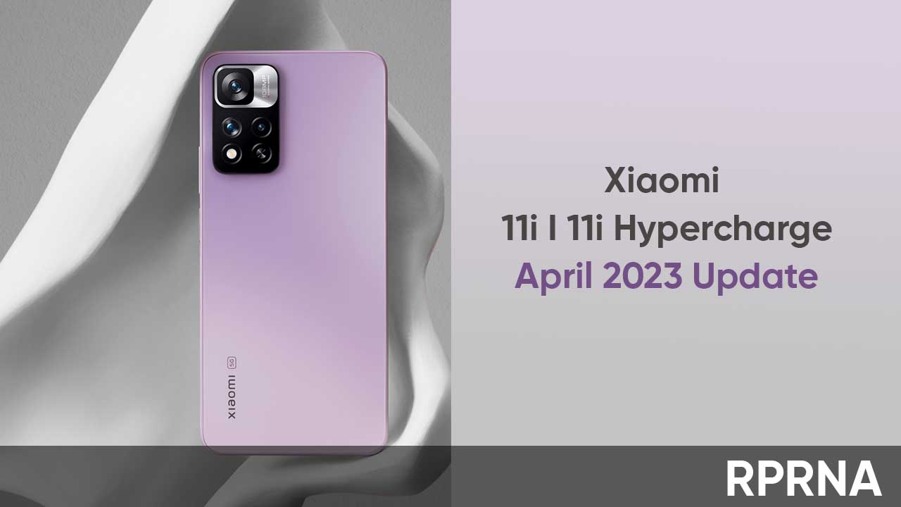 Xiaomi 11i April 2023 update