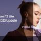 Xiaomi 12 Lite April 2023 update