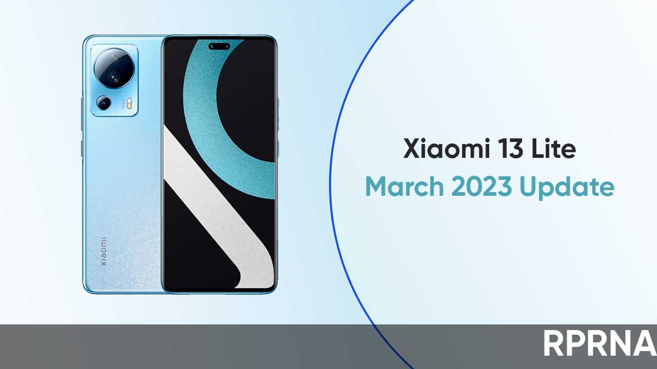 Xiaomi 13 Lite March 2023 update