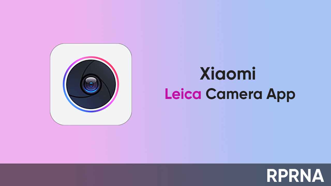 Xiaomi Leica camera app widgets