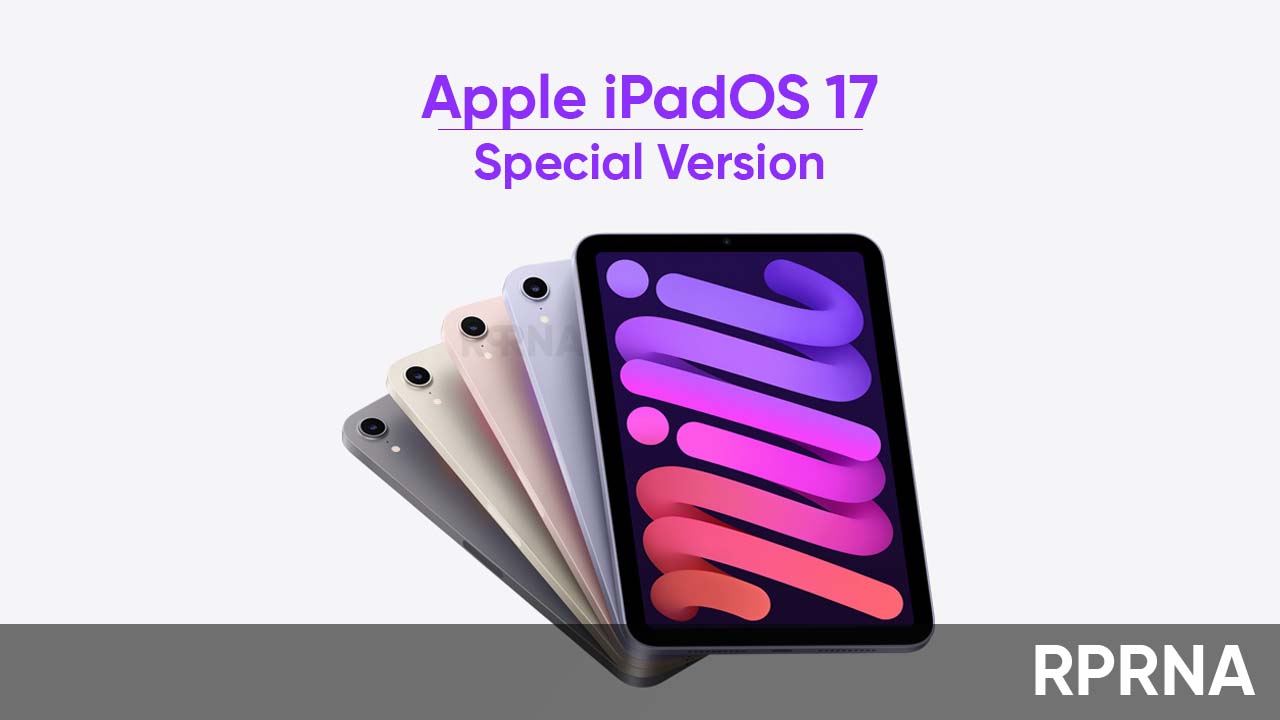 Apple iPadOS 17 special version