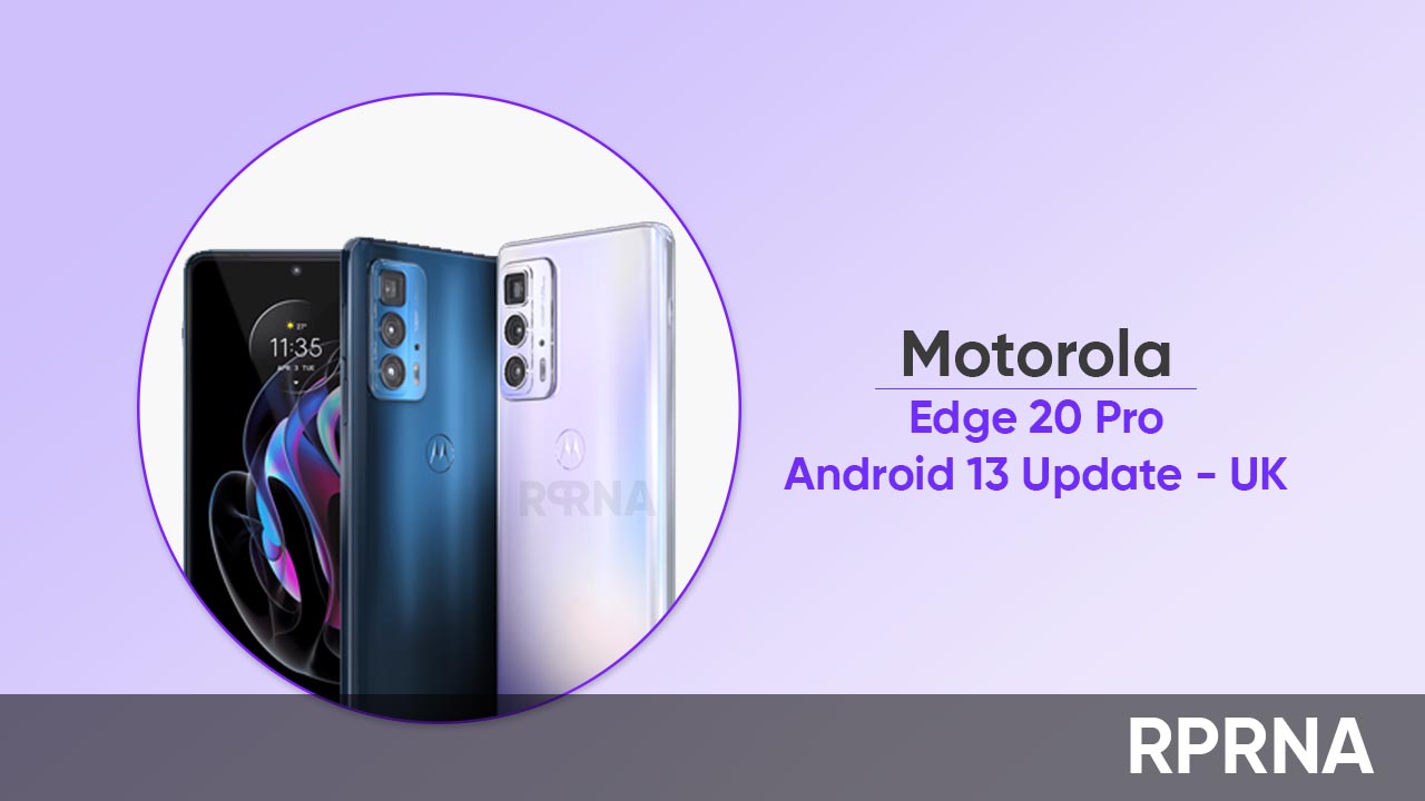 Motorola Edge 20 Pro Android 13 UK
