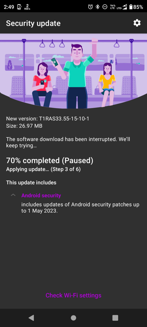 Motorola Edge 20 Pro May 2023 patch