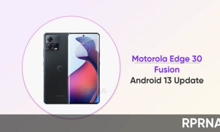 Motorola Edge 30 Fusion Android 13 update