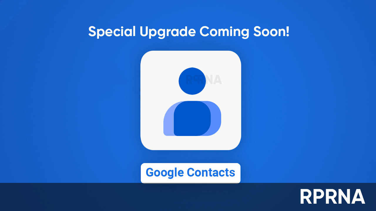 Google Contacts app upgrade