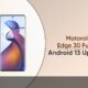 Motorola Edge 30 Fusion Android 13